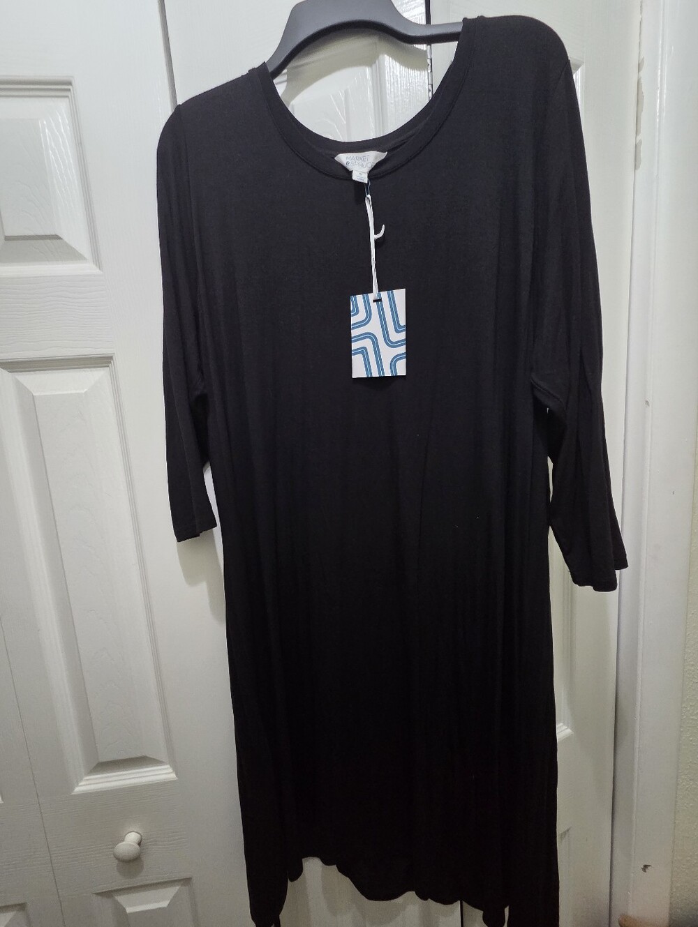 NWT Womens Market & Spruce Black Dress 3x